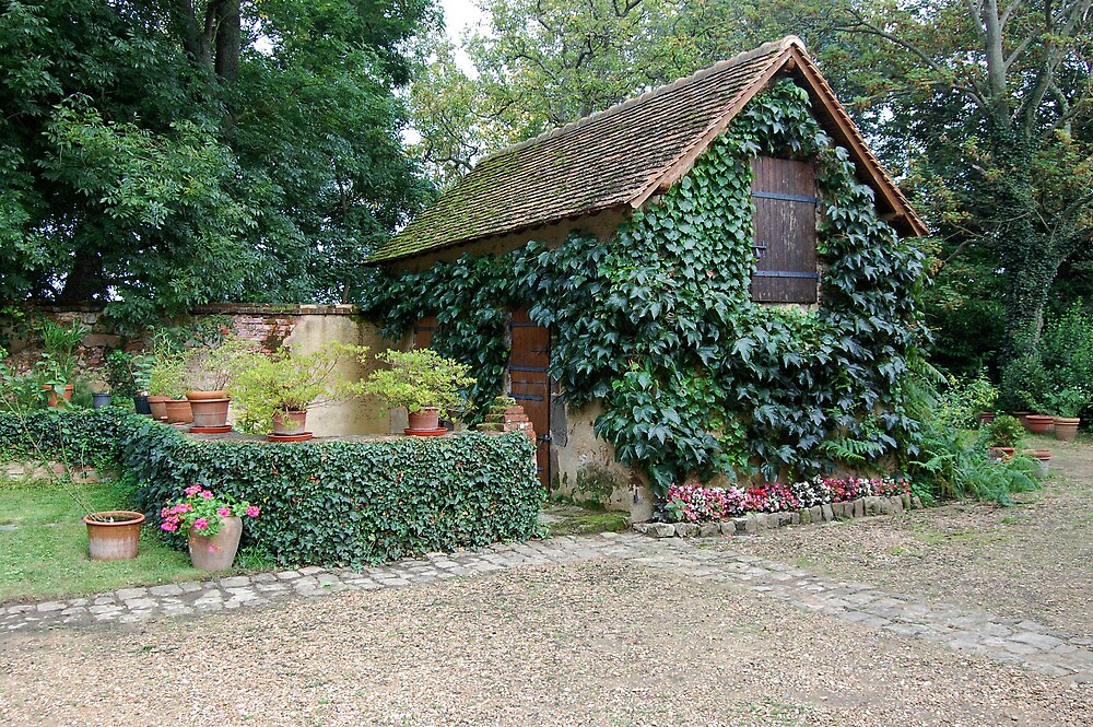 "French Garden shed" by DiamondCactus Redbubble