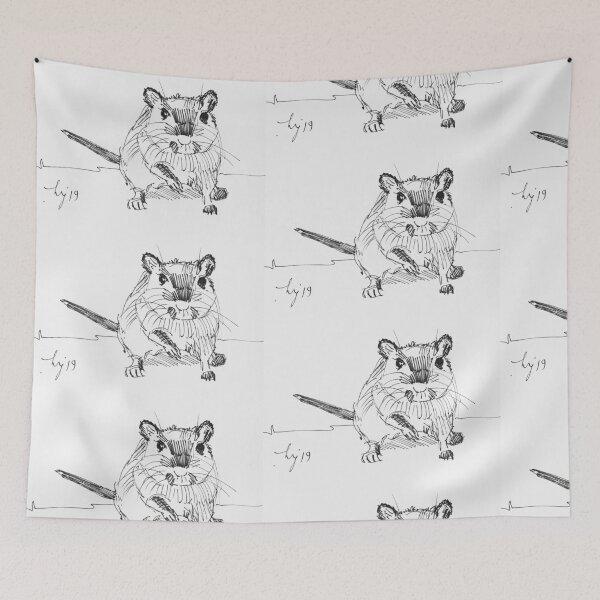 Item preview, Gerbil illustration designed and sold by MikeJory.
