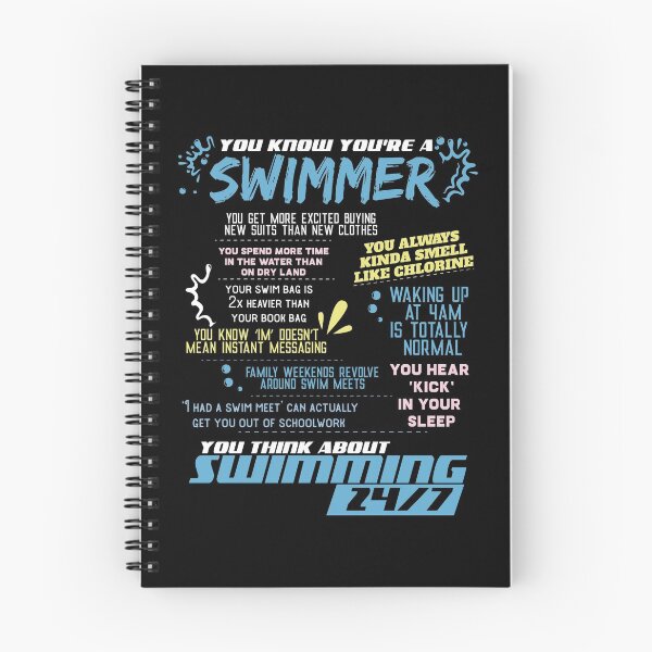 Item preview, Trendy Tee | You Know You're a Swimmer When | Funny print designed and sold by Lisbob.