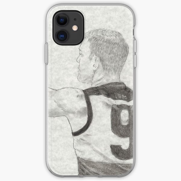 R Gray iPhone Soft Case