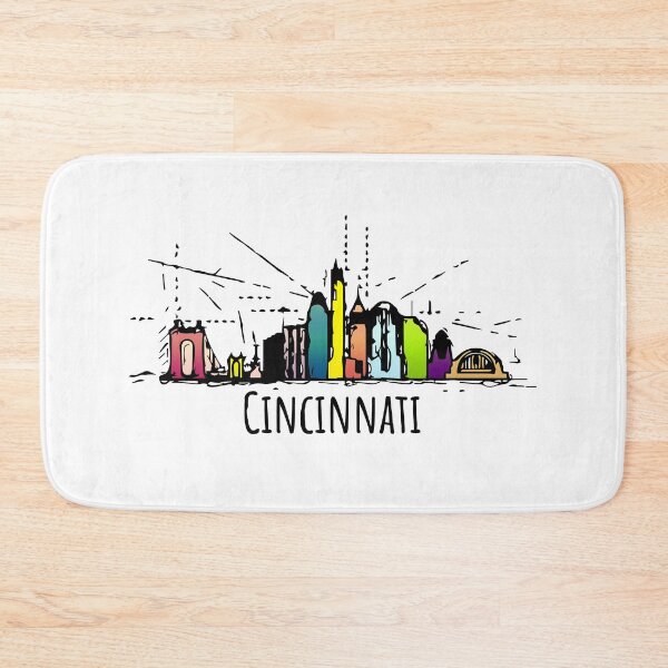 Item preview, Cincinnati Skyline Cityscape Funny Travel Gift designed and sold by IvonDesign.