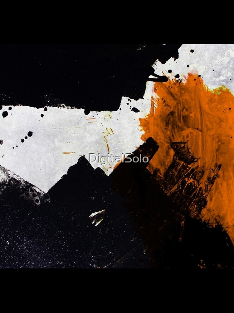 Minimal Orange on Black by DigitalSolo