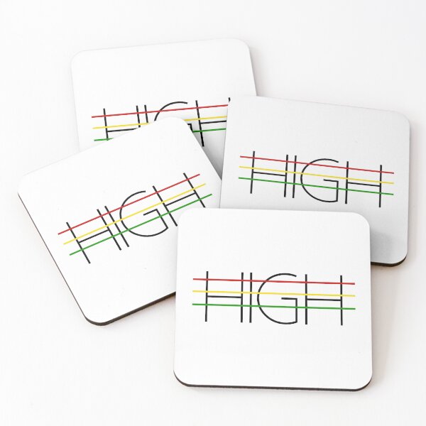 Item preview, High lettering font red yellow green design designed and sold by KleinJenny.