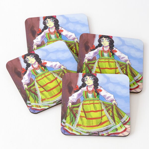 Item preview, Roza - rusałka in a traditional slavic dress designed and sold by riinkanei.