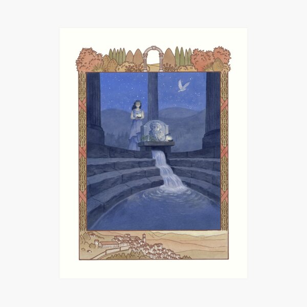 Letters From The Labyrinth | Room #2: The Oracle of Saturn Art Print