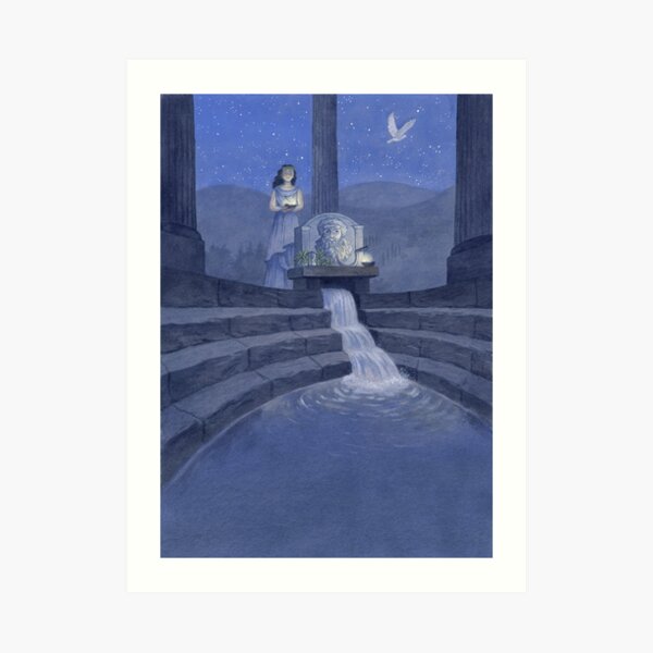 Letters From The Labyrinth | Room #2: The Oracle of Saturn Art Print