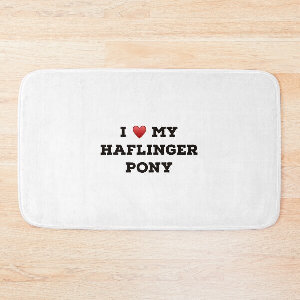 Item preview, I Love My Haflinger Pony designed and sold by Yviemakes.