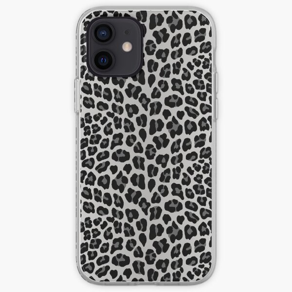 Snow Leopard print iPhone Soft Case