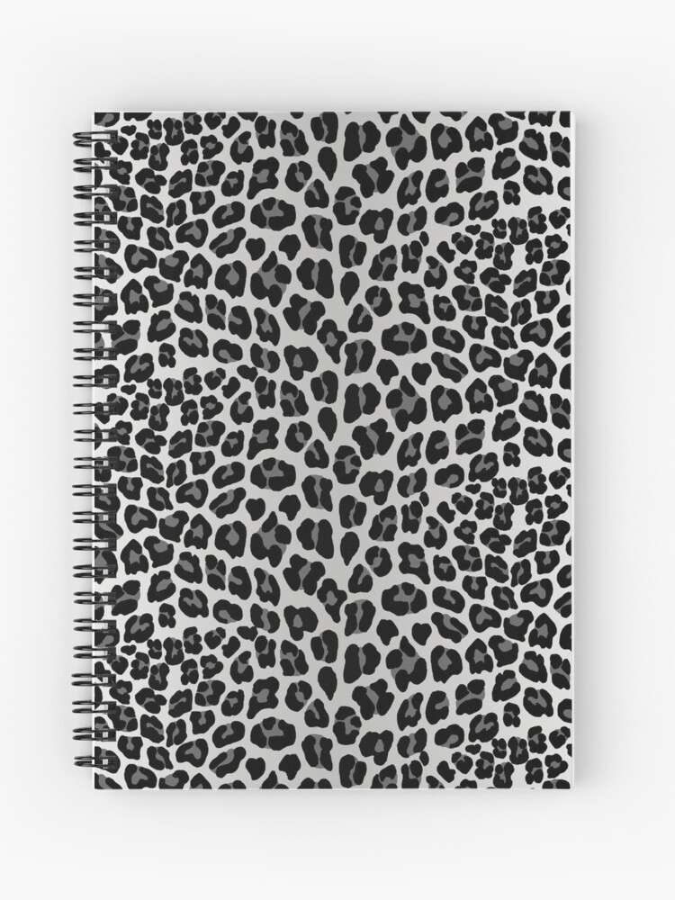 Snow Leopard print Spiral Notebook for Sale by rlnielsen4