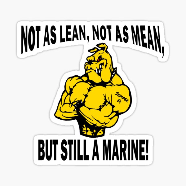 Still a Marine Sticker