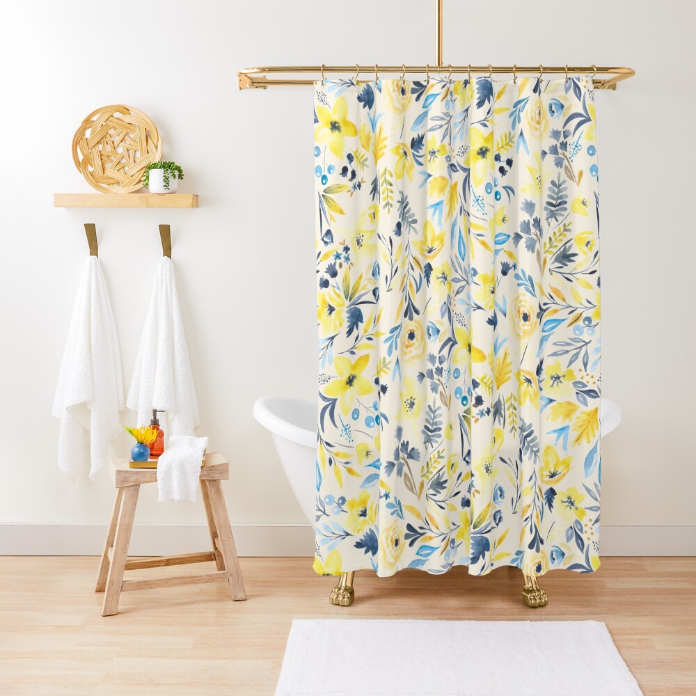 Golden Morning Shower Curtain