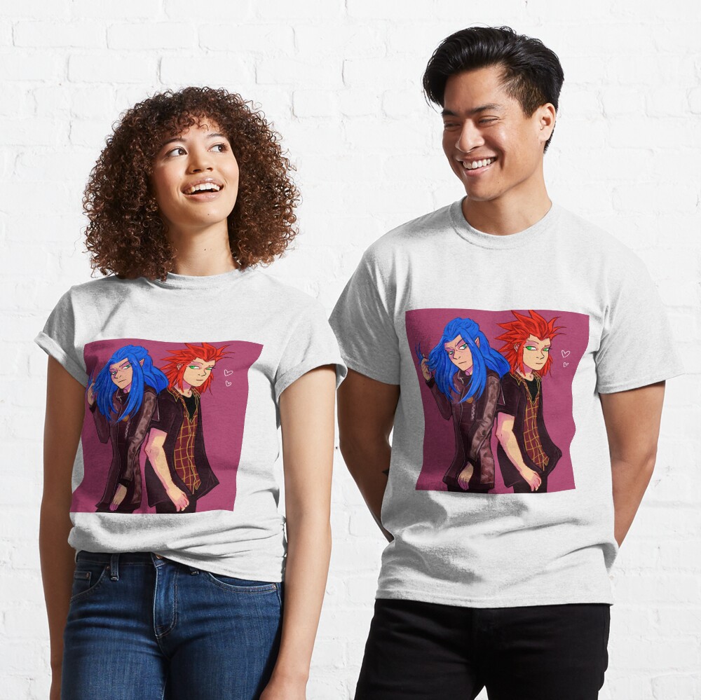 Kingdom Hearts Isalea Isa And Lea Saix And Axel T Shirt By Riinkanei Redbubble
