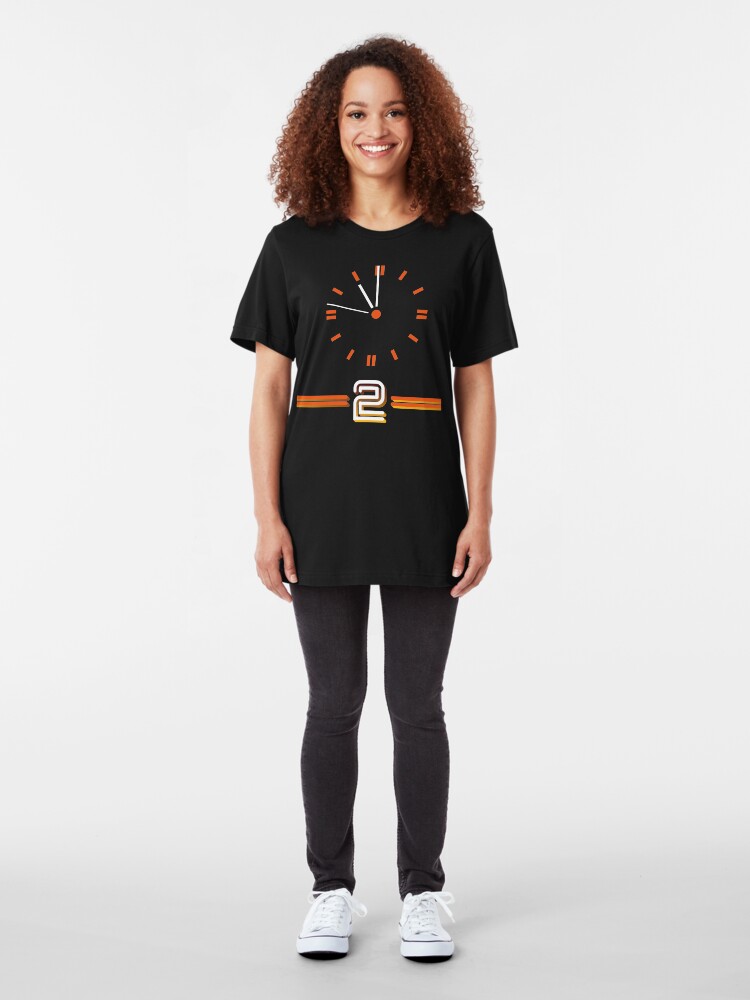 Alternate view of NDVH BBC 2 Clock Slim Fit T-Shirt