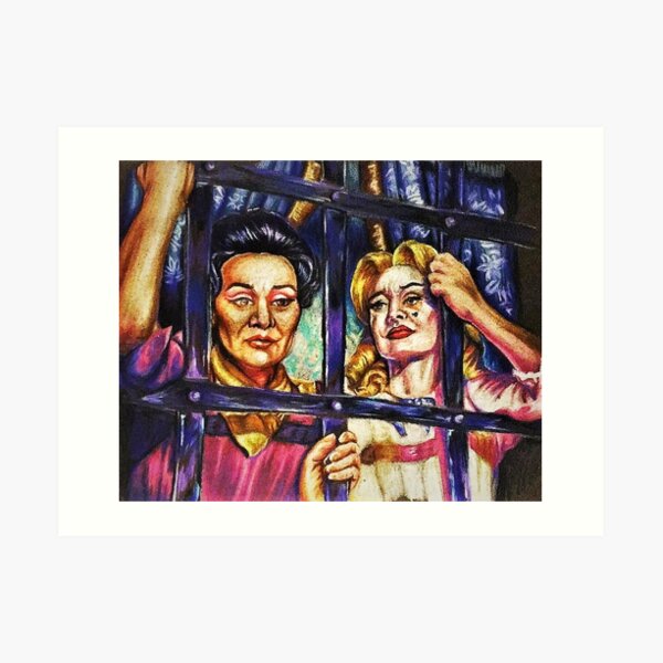 Feud with Susan Surandon and Jessica Lange Art Print