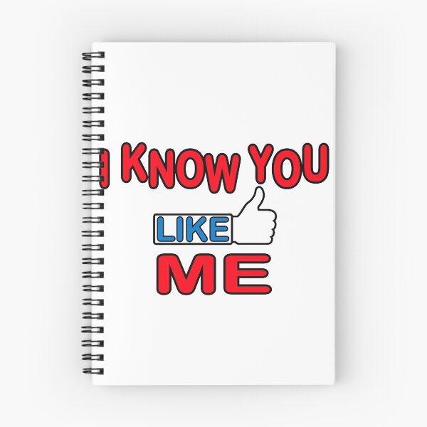 Item preview, I know you like me label in red and blue designed and sold by LaszloToth.