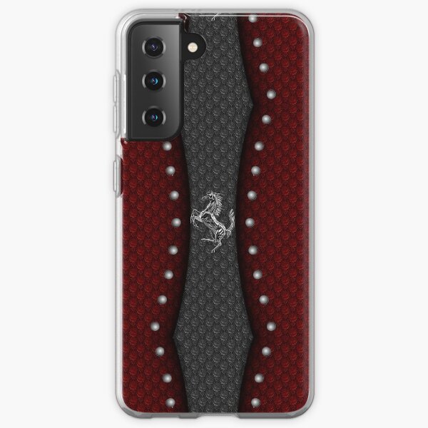 Prancing Horse 2 (Silver) Samsung Galaxy Soft Case