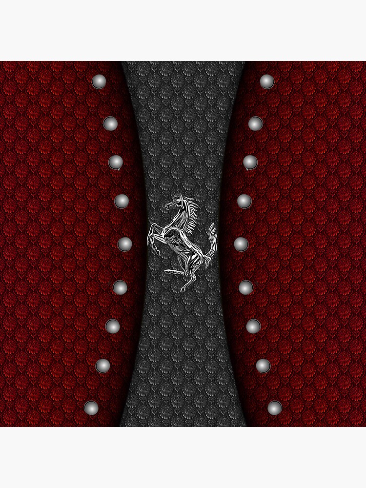 Thumbnail 3 of 3, Sticker, Prancing Horse 2 (Silver) designed and sold by Vk91art.