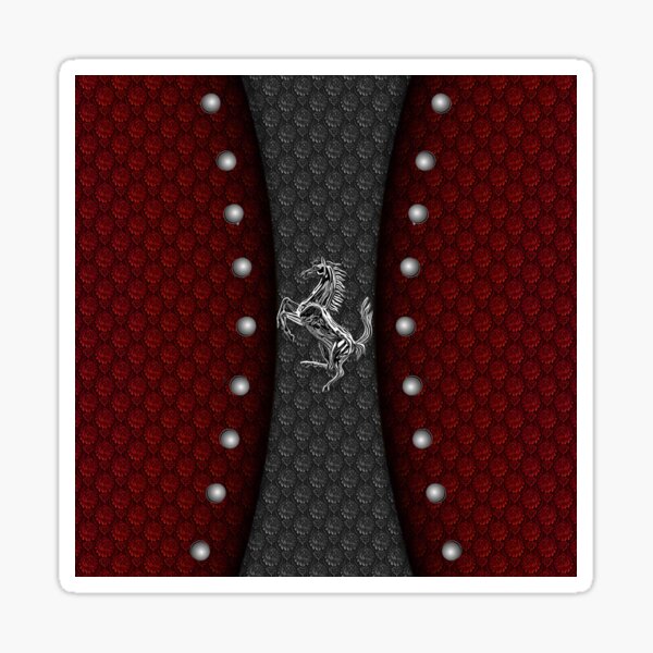 Prancing Horse 2 (Silver) Sticker