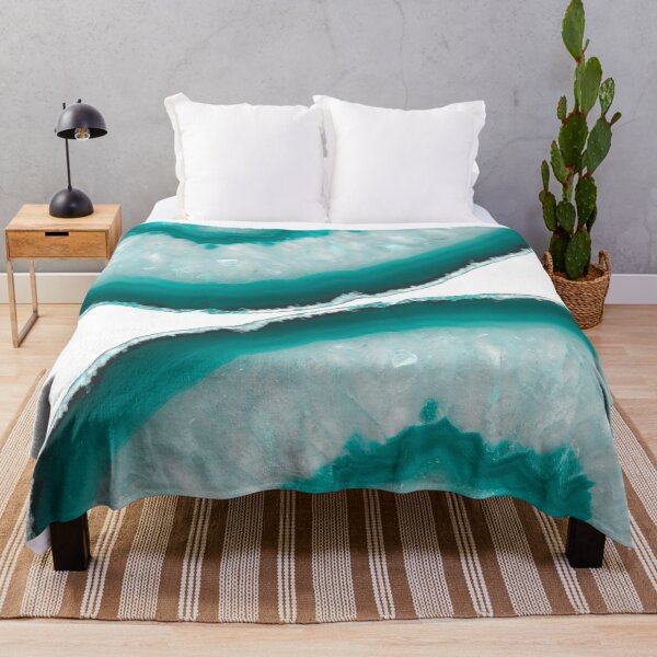 Item preview, Turquoise Teal Agate #1 #gem #decor #art  designed and sold by Anita's & Bella's Art.