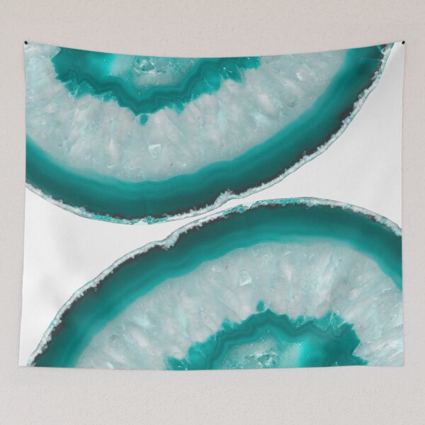 Item preview, Turquoise Teal Agate #1 #gem #decor #art  designed and sold by Anita's & Bella's Art.