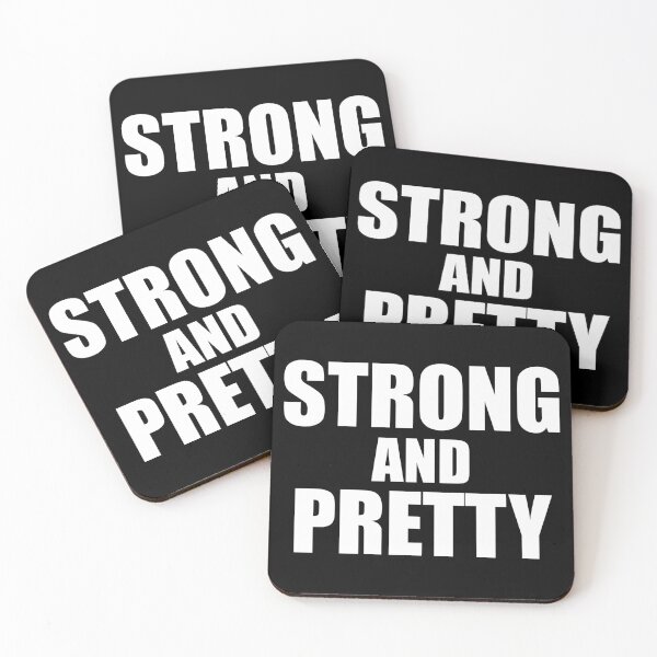 Item preview, Strong And Pretty White designed and sold by DeadRight.