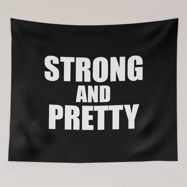 Item preview, Strong And Pretty White designed and sold by DeadRight.