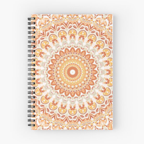Item preview, Orange Power Mandala designed and sold by Kelly Dietrich Mandala & Fractal Art.