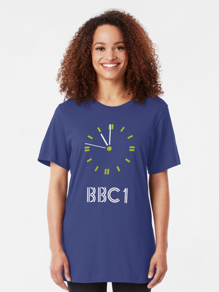 Alternate view of NDVH BBC 1 Clock Slim Fit T-Shirt