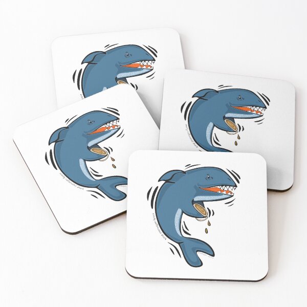 Item preview, Overly Caffeinated Shark designed and sold by elledeegee.