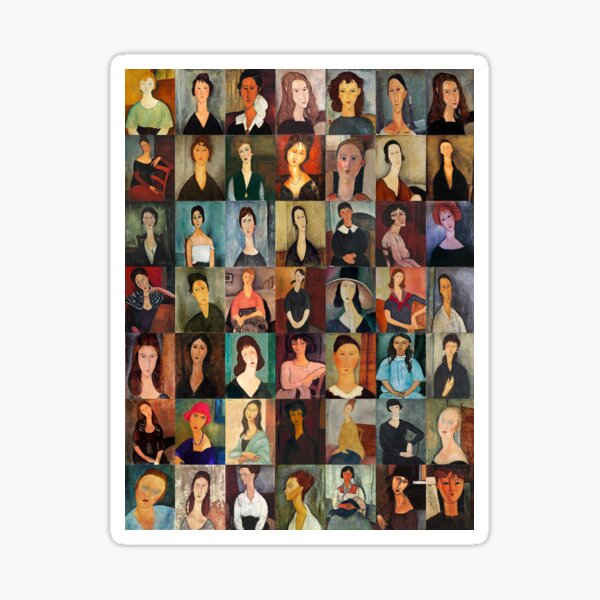 Amadeo Modigliani Sticker