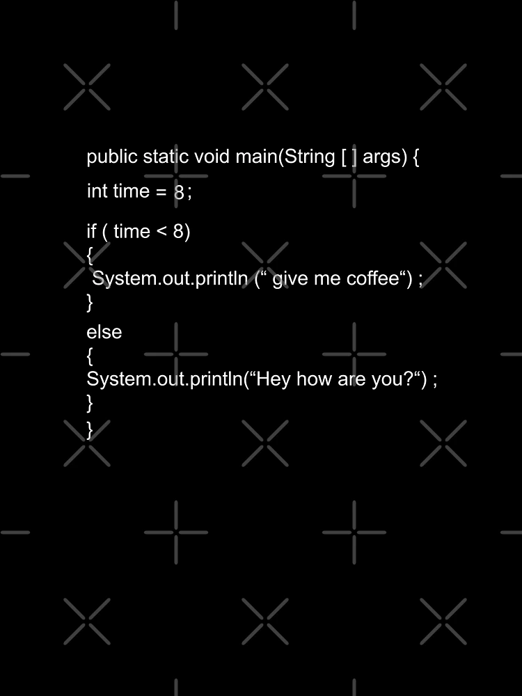 Thumbnail 7 of 7, Oversized T-Shirt, Funny Java code designed and sold by Codingshirt.