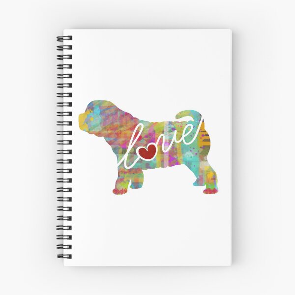 Item preview, Sharpei Love - A Bright and Colorful Watercolor Style Gift designed and sold by traciwithani.