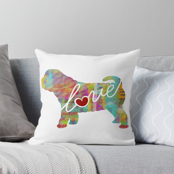 Item preview, Sharpei Love - A Bright and Colorful Watercolor Style Gift designed and sold by traciwithani.