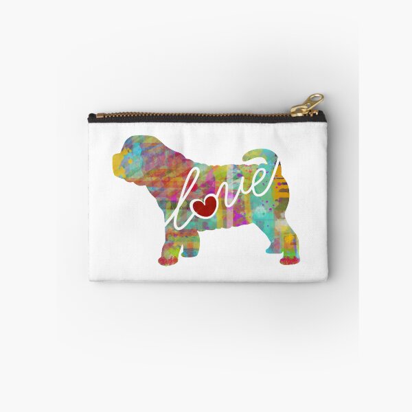 Item preview, Sharpei Love - A Bright and Colorful Watercolor Style Gift designed and sold by traciwithani.