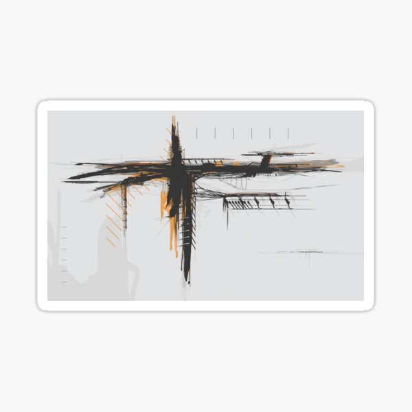 Abstract Monday 035 Sticker