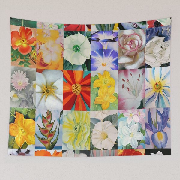 Item preview, Georgia O'Keeffe Flowers designed and sold by Montage-Madness.