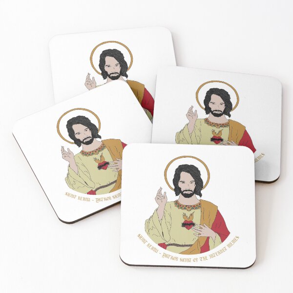 Item preview, Saint Keanu Reeves - Patron Saint Of The Internet Memes designed and sold by Prometheus31.