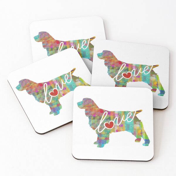 Item preview, Springer Spaniel Love - A Bright and Colorful Watercolor Style Gift designed and sold by traciwithani.