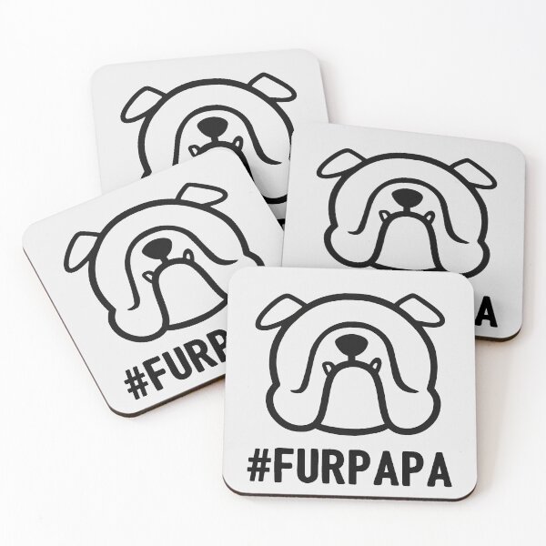 Item preview, Bulldog dad - Bulldog papa - Fur dad love - Bully love - Bulldog gifts #bullylife designed and sold by smooshfaceutd.