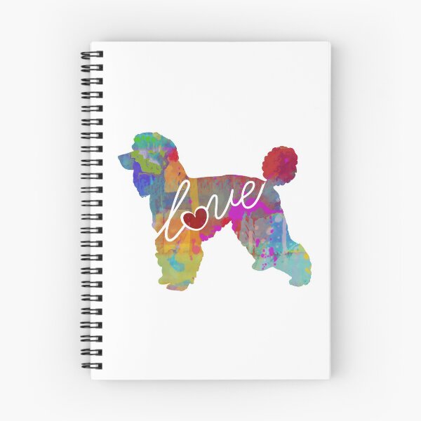 Artikelvorschau, Standardpudel-Liebe - Ein helles und farbenfrohes Geschenk im Aquarellstil entworfen und verkauft von traciwithani.