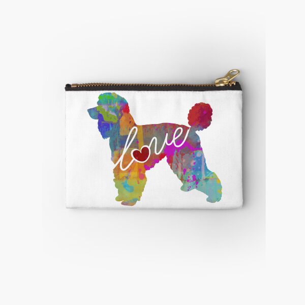 Item preview, Standard Poodle Love - A Bright and Colorful Watercolor Style Gift designed and sold by traciwithani.
