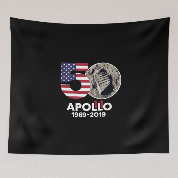 Item preview, Foot Print on Moon Apollo 11 50th Anniversary designed and sold by TheTeeSupplyCo.