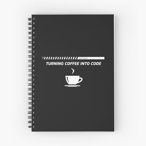 Item preview, Turning Coffee Into Code  - Funny Programming Jokes - Dark Color designed and sold by Programming Jokes.