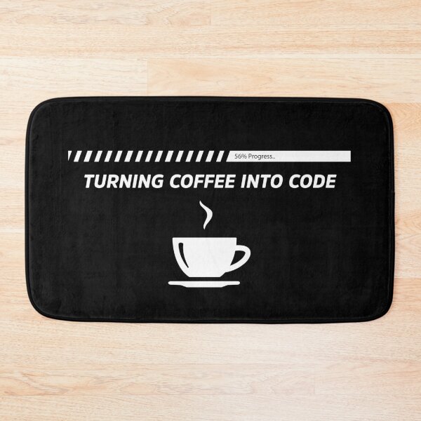 Item preview, Turning Coffee Into Code  - Funny Programming Jokes - Dark Color designed and sold by Programming Jokes.