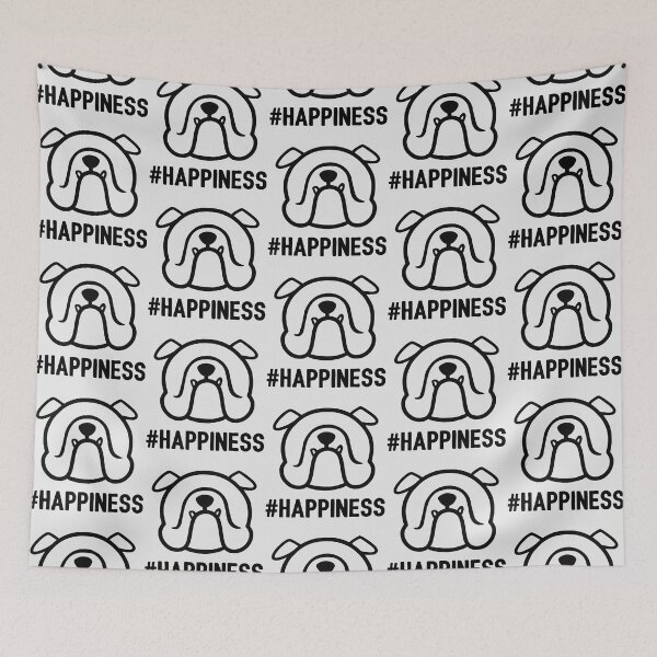 Item preview, Bulldogs are happiness!  Bulldog breed bias - Bully love! English Bulldog love - #bullylove - Bulldog gifts #bullylife designed and sold by smooshfaceutd.