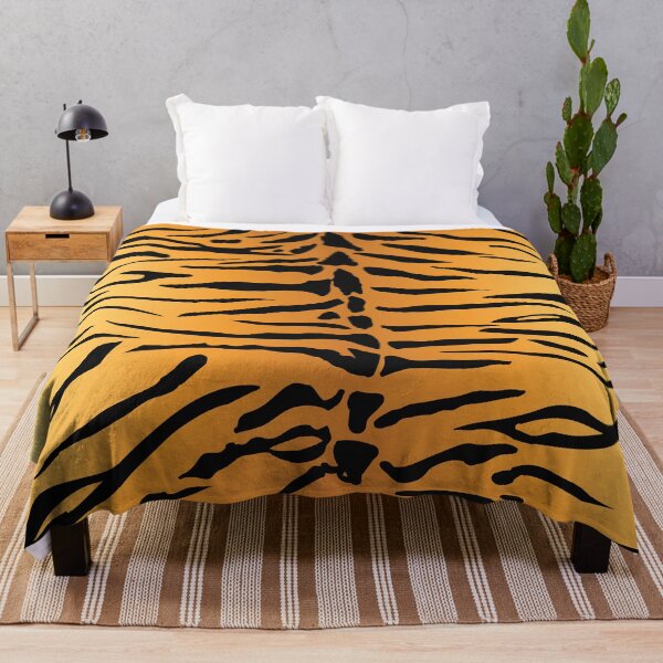 Item preview, Tiger Stripes Striped fur Animal Africa Pattern Black Orange designed and sold by funnytshirtemp.