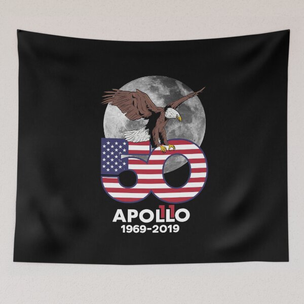 Item preview, Eagle Landed on the Moon Apollo 11 50th Anniversary designed and sold by TheTeeSupplyCo.