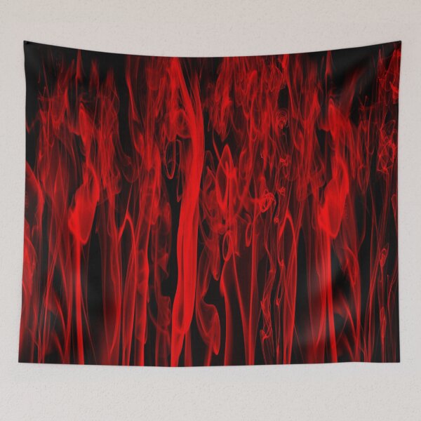 Item preview, Red Smoke on Black Background Large designed and sold by Darcy777.
