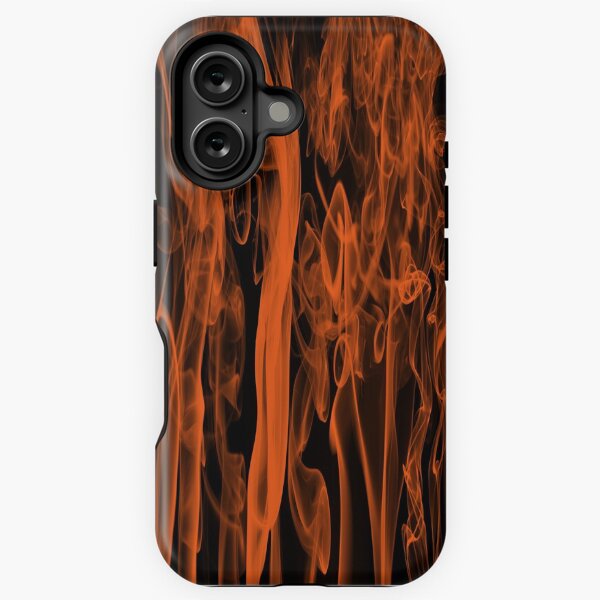 Item preview, Orange Smoke on Black Background Large designed and sold by Darcy777.