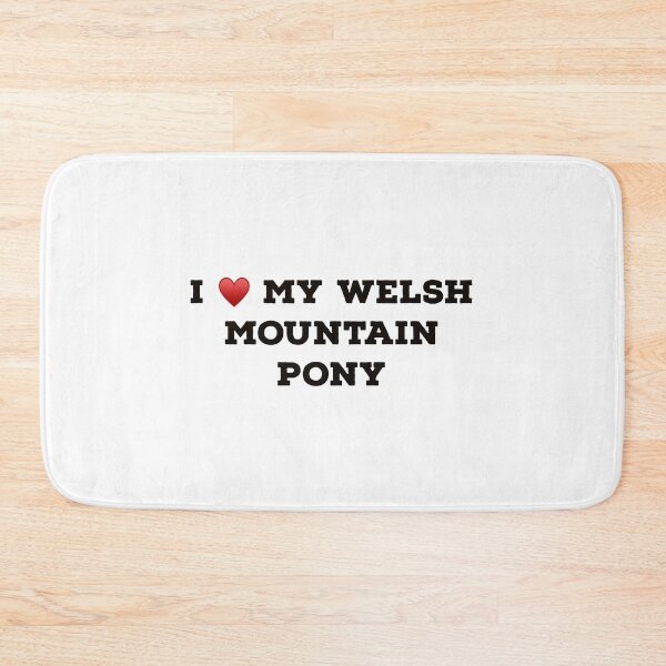 Item preview, I Love My Welsh Mountain Pony designed and sold by Yviemakes.